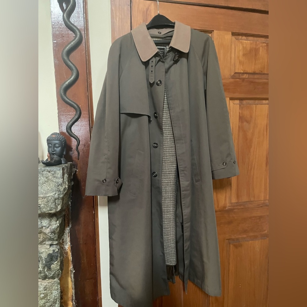 Christian Dior Monsieur Single Breasted Trench Coat